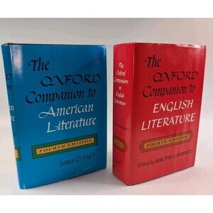 Oxford Companion to American & English Literature Books 4th Ed 1967 HC Set OUP